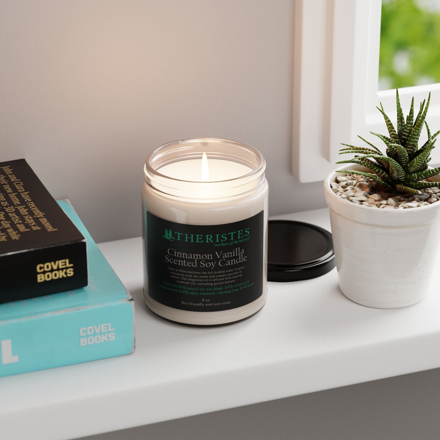 Scented Soy Candle, Cozy Home Decor, Relaxation Gift, Eco-Friendly Scented Candle, Wellness Gift Idea, Aromatherapy