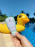 100% Natural REEF-SAFE Non-Toxic Sunscreen SPF 25 (sold in refillable silicone tubes)